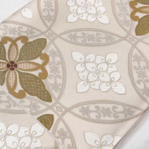 画像2: 袋帯(雅綾七宝錦) (2)