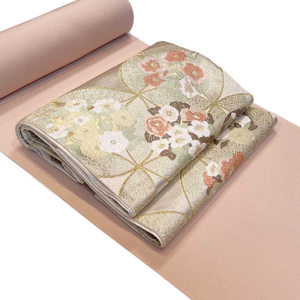 画像4: 袋帯(ロイヤルフラワー) (4)