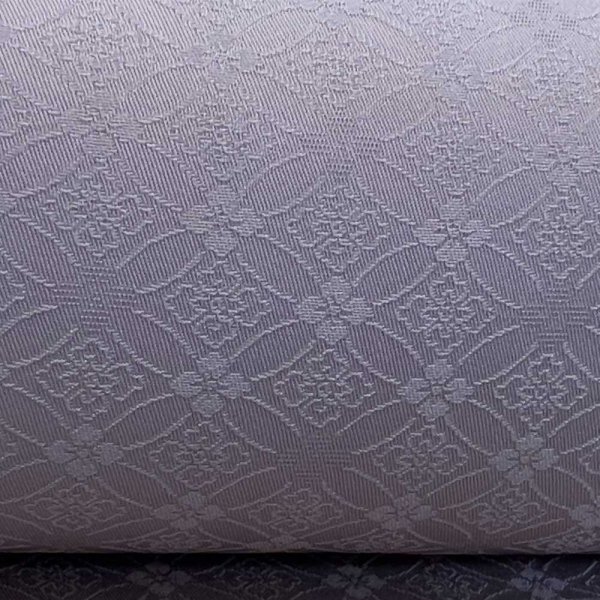 画像9: 洗える着物［シルック］　色無地【七宝色紋付】 (9)