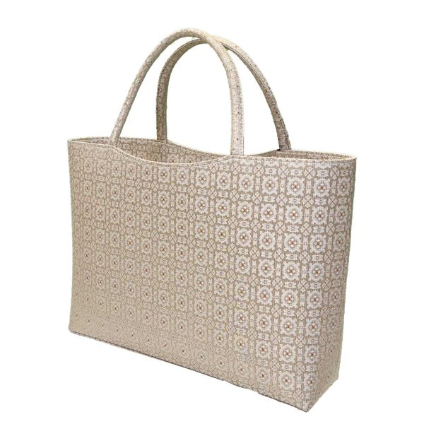 画像2: お手持ちの生地でバッグにお誂え 天溝日本手(大) (2)