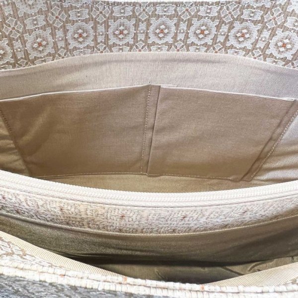 画像4: お手持ちの生地でバッグにお誂え 天溝日本手(大) (4)