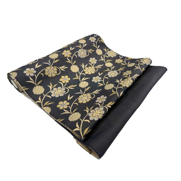 画像2: 経錦九寸名古屋帯（笹蔓） (2)