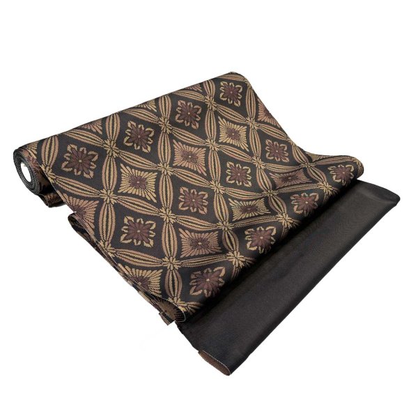 画像2: 経錦九寸名古屋帯(七宝) (2)