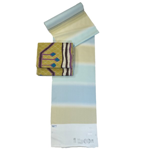 画像2: 横段ぼかし小紋 (2)