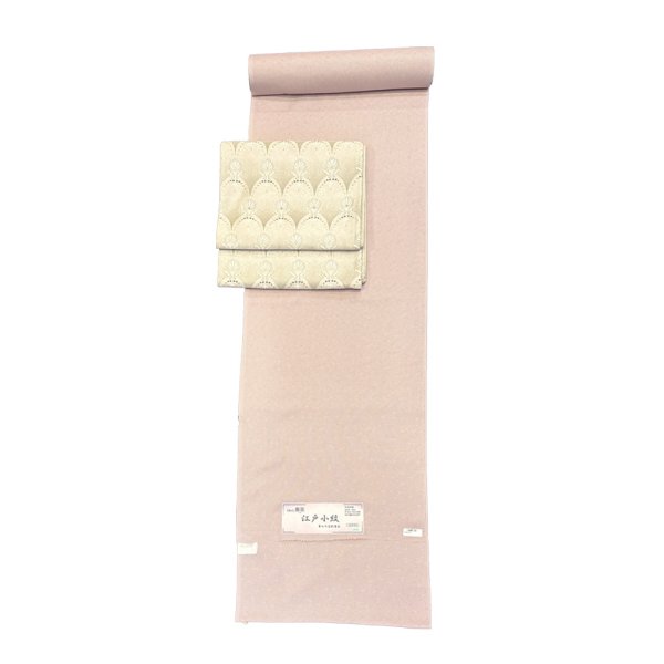 画像1: ［シルック］シルック江戸小紋（重ね七宝紋意匠） (1)