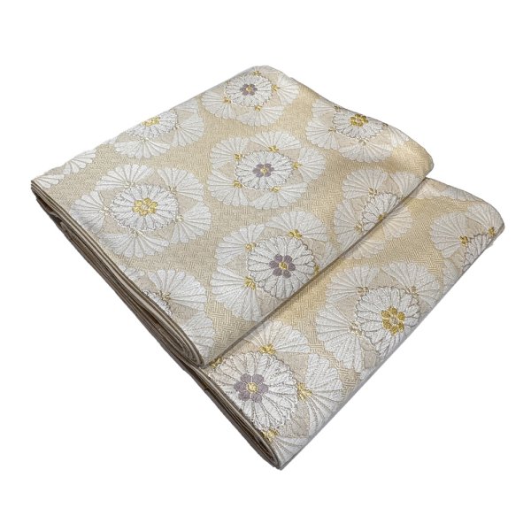 画像1: 袋帯（瑠璃袖） (1)