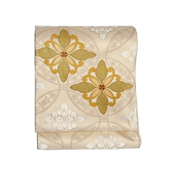 画像2: 袋帯（雅綾七宝錦） (2)