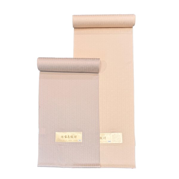 画像3: ［シルック］シルック色無地（七宝色紋付） (3)