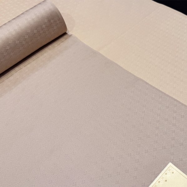 画像4: ［シルック］シルック色無地（七宝色紋付） (4)