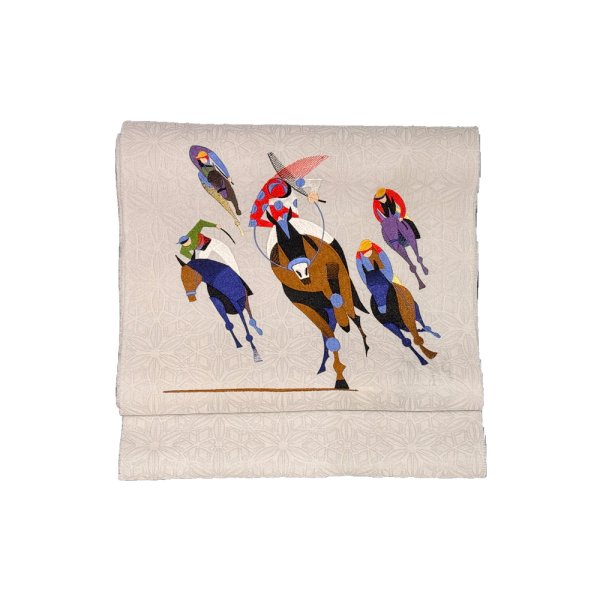 画像1: 九寸名古屋帯 (1)