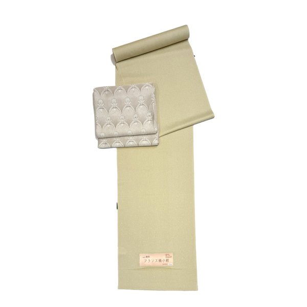 画像1: ［シルック］シルック小紋（フランス縞） (1)