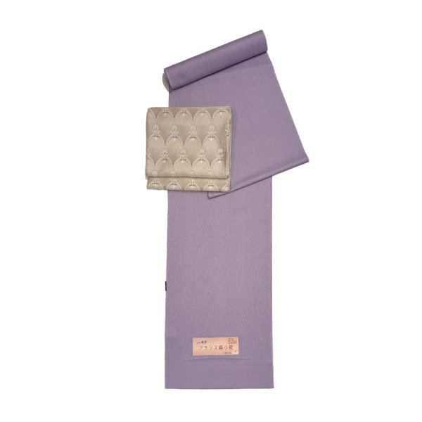 画像1: ［シルック］シルック小紋（フランス縞） (1)