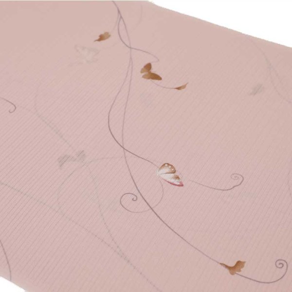 画像3: 洗える着物［シルック］夏・小紋【蝶に蔦】 (3)